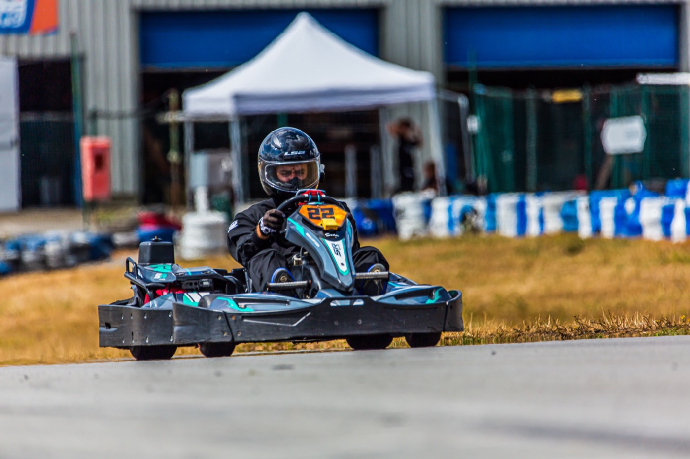Damien en piste
